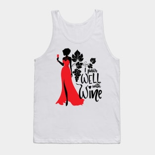 I pair Well with Wine Tank Top